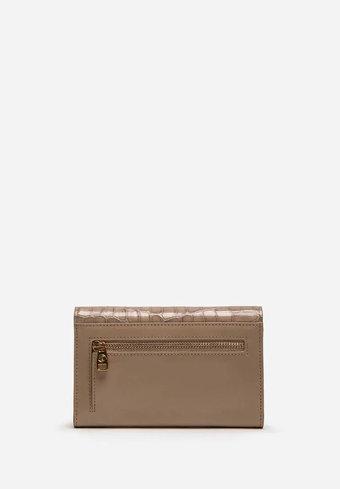 Billetera Croco Luxe Mediana