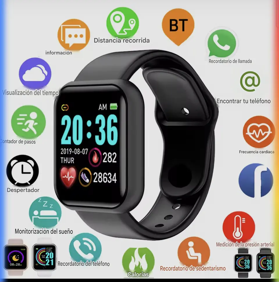 reloj inteligente para mujeres y hombres  1