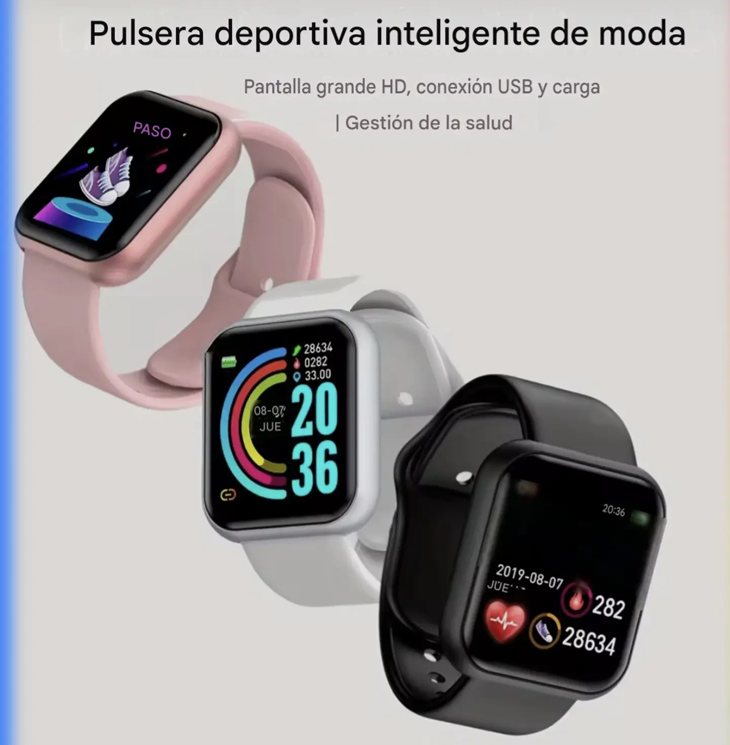 reloj inteligente para mujeres y hombres  2