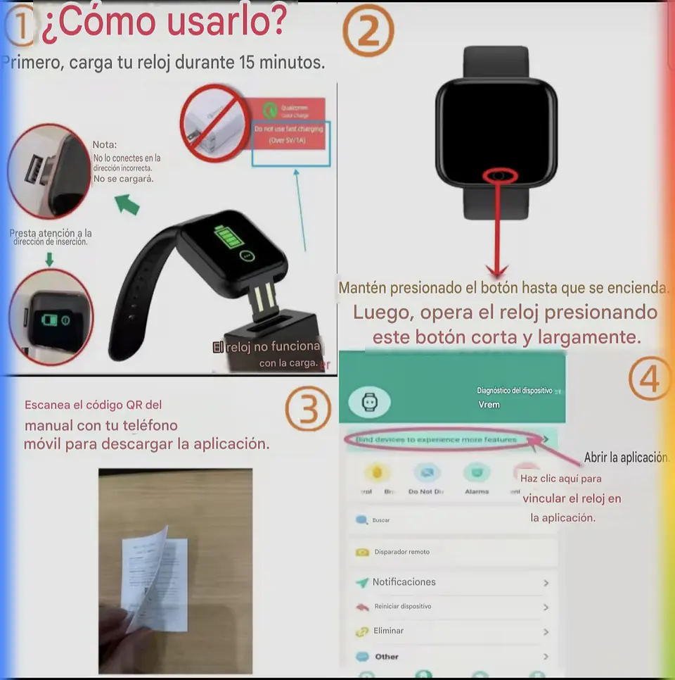 reloj inteligente para mujeres y hombres  9