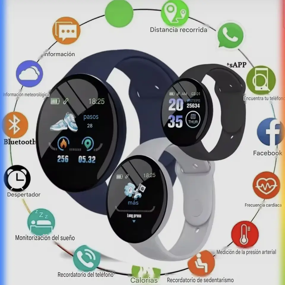 reloj inteligente D18 2