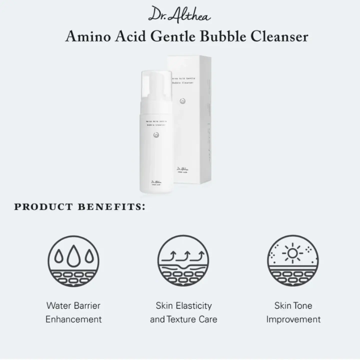 Amino Acid Gentle Bubble Cleanser 140ml 2