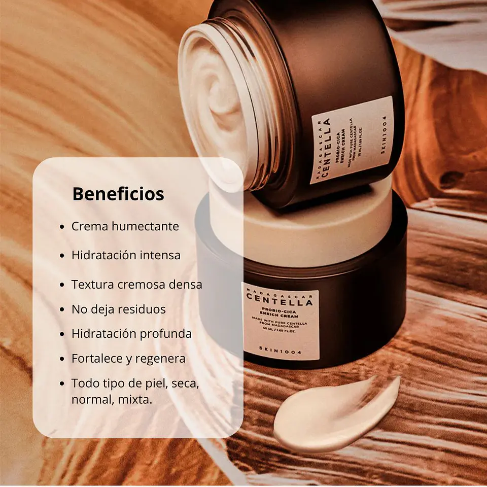 Skin1004 Crema Madagascar Centella Probio-Cica Enrich Cream 50ml 3