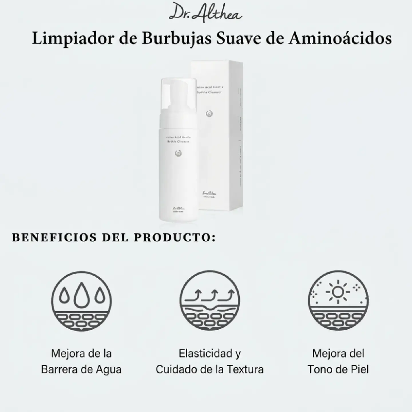 Amino Acid Gentle Bubble Cleanser 140ml 3