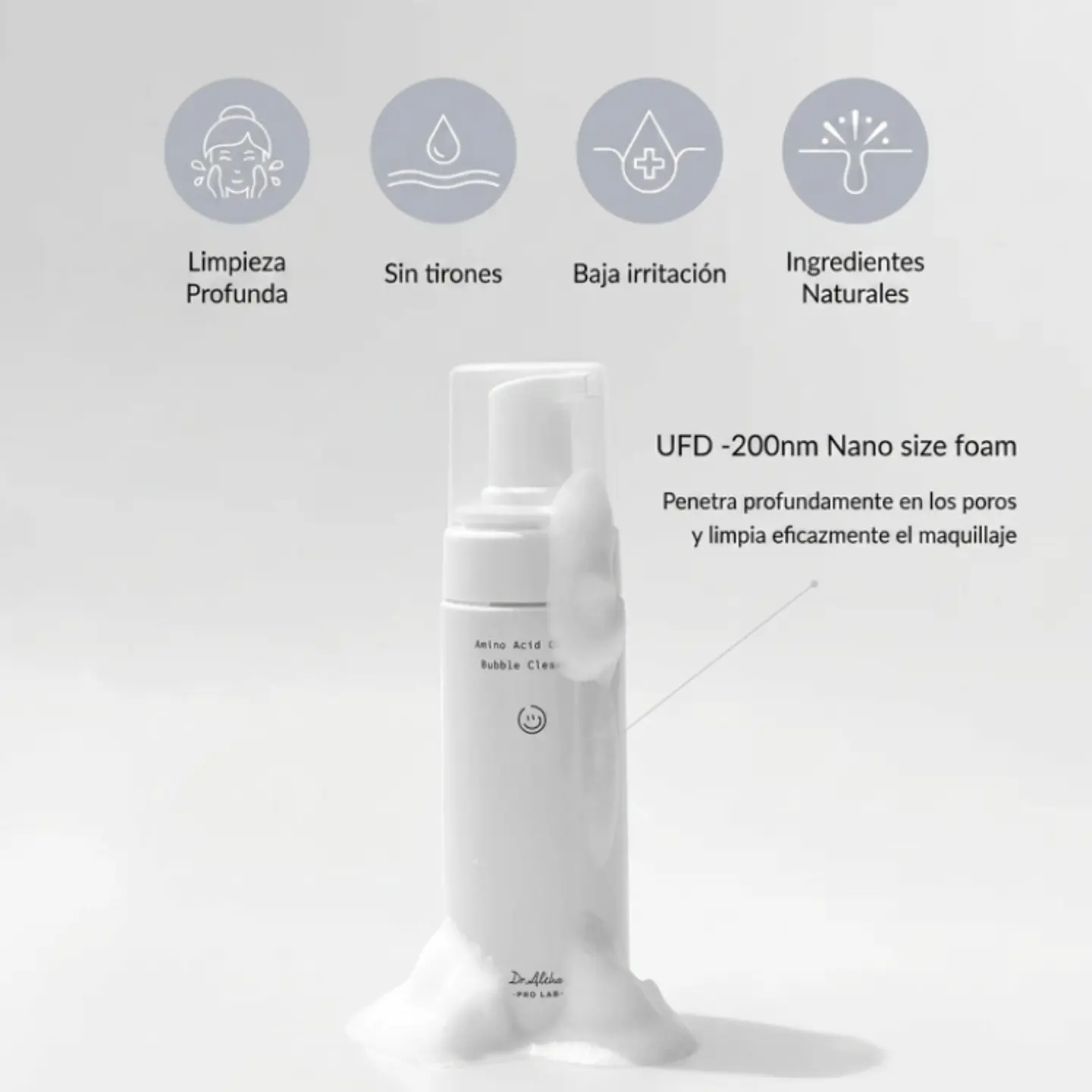 Amino Acid Gentle Bubble Cleanser 140ml 2