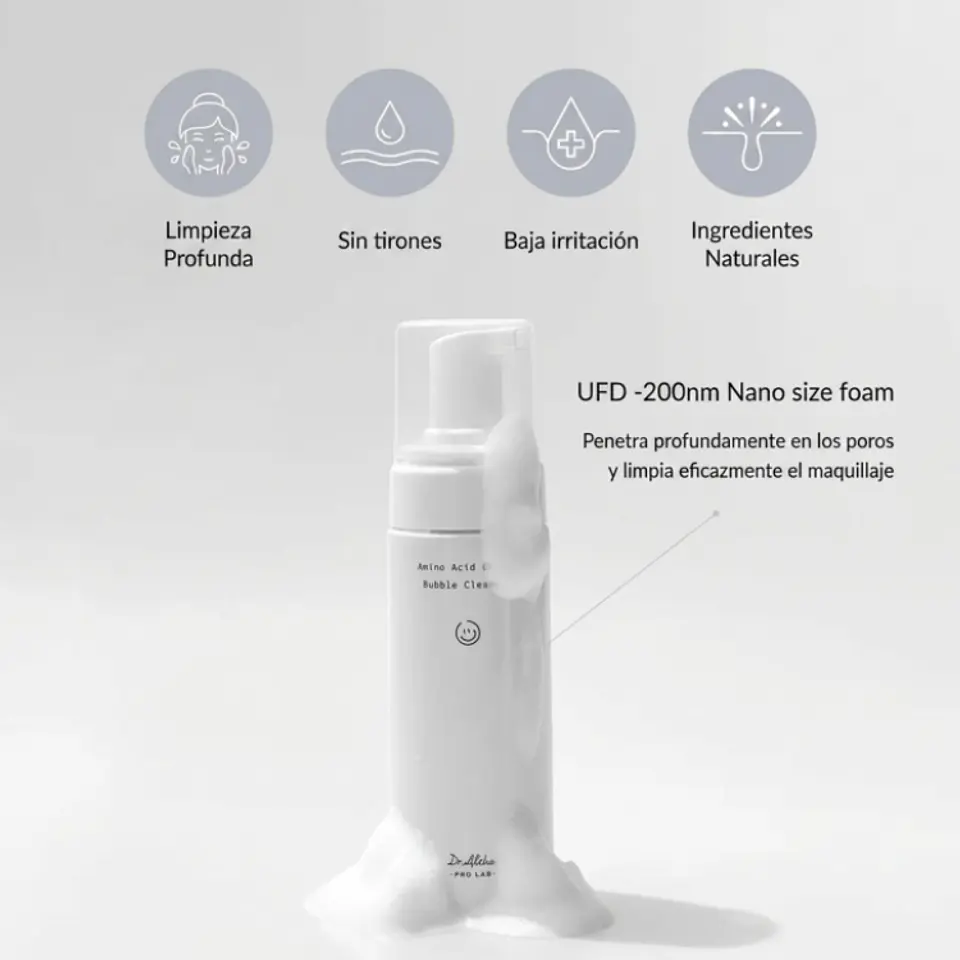 Amino Acid Gentle Bubble Cleanser 140ml 2