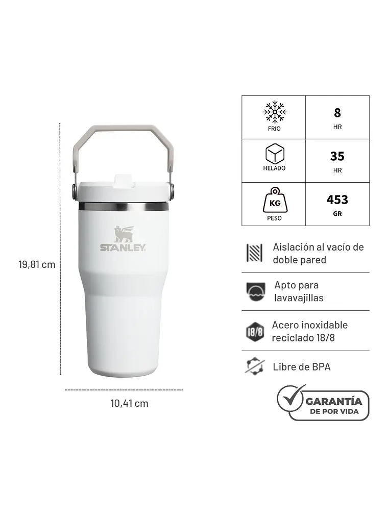 FLIP STRAW TUMBLER 591 ML FROST 2
