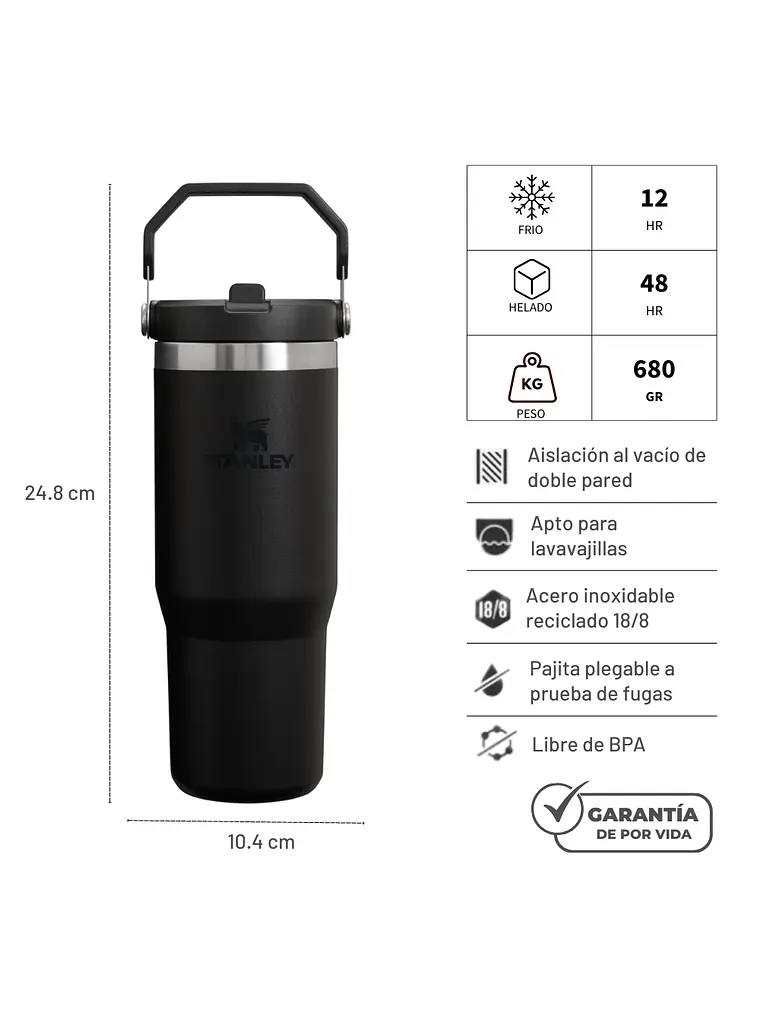 FLIP STRAW TUMBLER BLACK 887 ML 4
