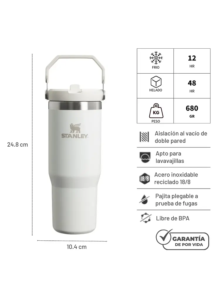 FLIP STRAW TUMBLER FROST 887 ML 3