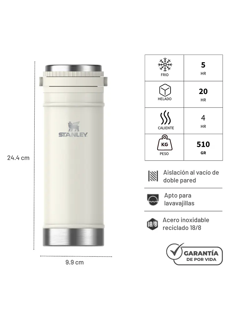 FRENCH PRESS 473 ML CREAM GLOSS 2