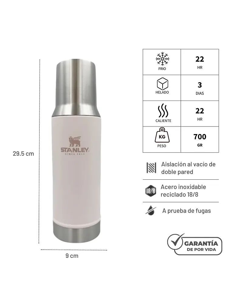 STANLEY MATE SYSTEM CLASSIC ROSE QUARTZ 800 ML 4