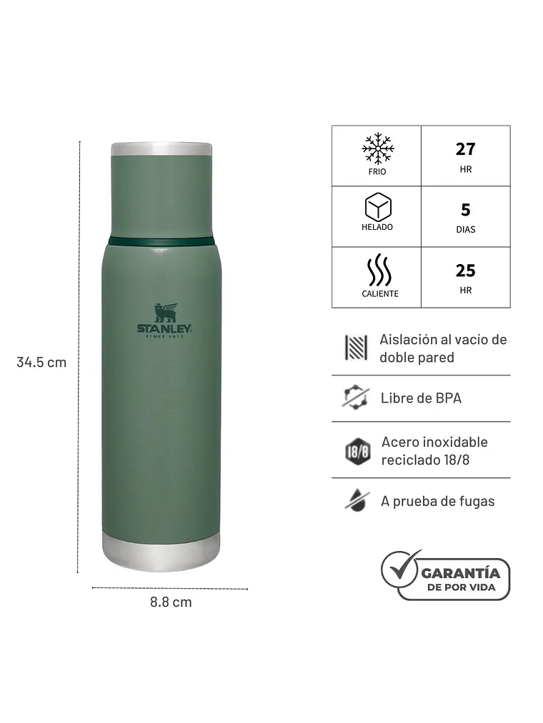 TERMO ADVENTURE TO-GO GREEN 1 LT 4