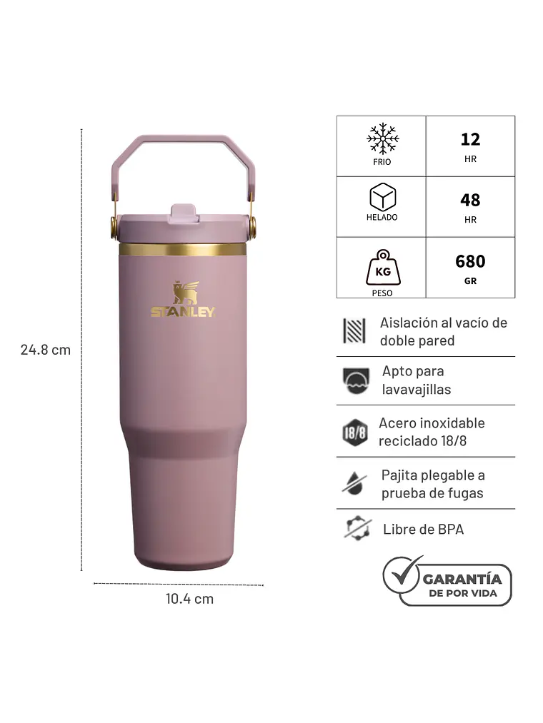 FLIP STRAW 887 ML CASHMERE 3