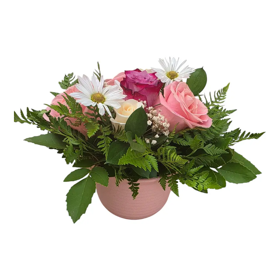 🌸 Centro de Mesa Mix Floral S maceta Plastica  1