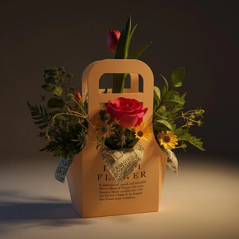 👜 Cartera Floral · Tamaño M