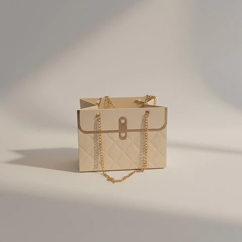 👜 Cartera Floral con Cadena · Tamaño XS