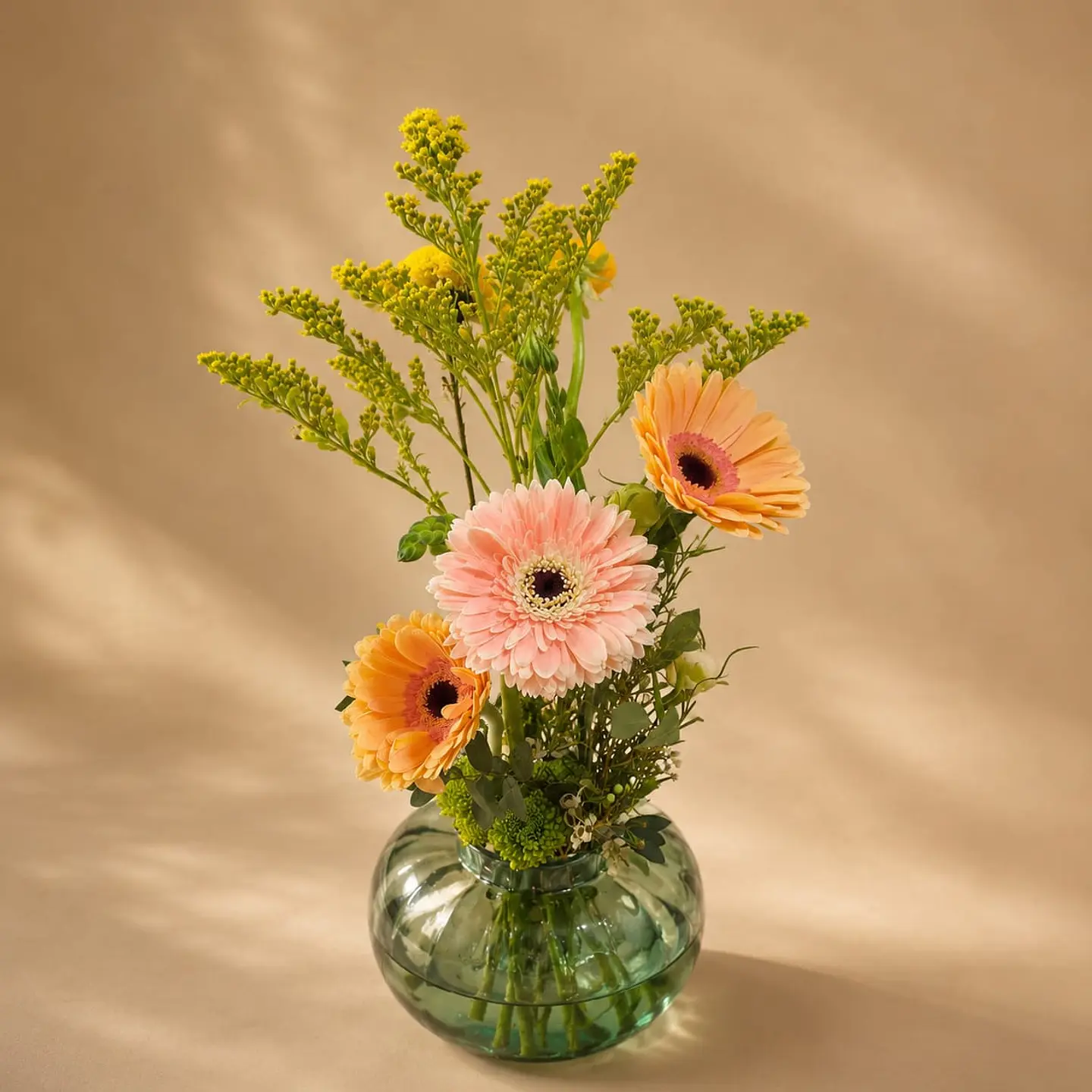 Ikebana Gerbera incluye Florero 1
