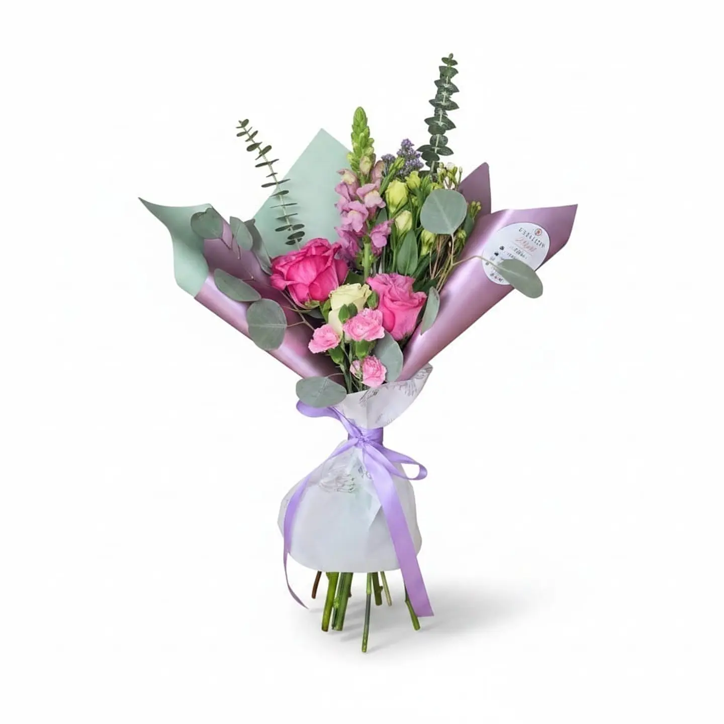 Ramo Mix de colores Lilas, rosas y verdes - Tamaños S 1