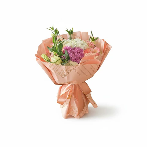 Ramo Circular con Hortensia