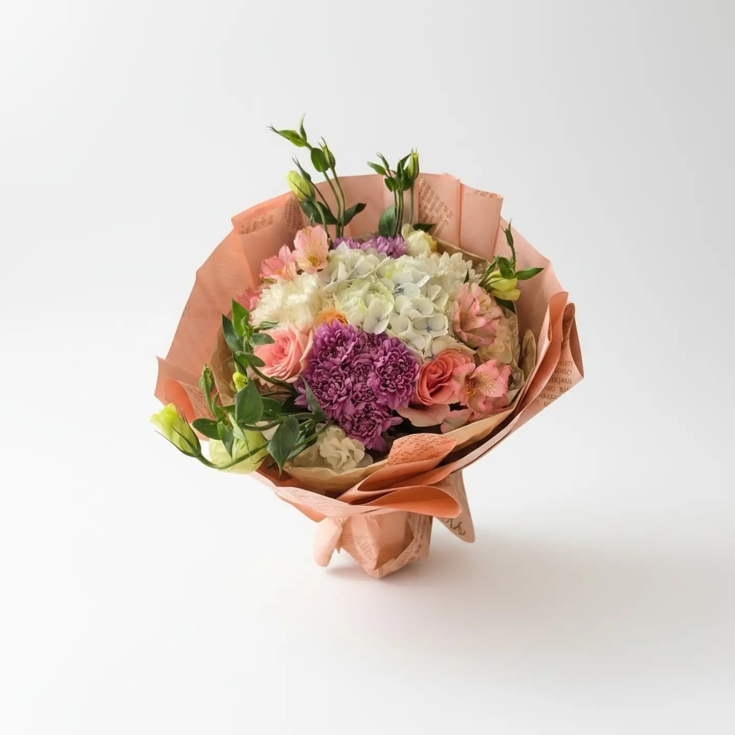 Ramo Circular con Hortensia 3