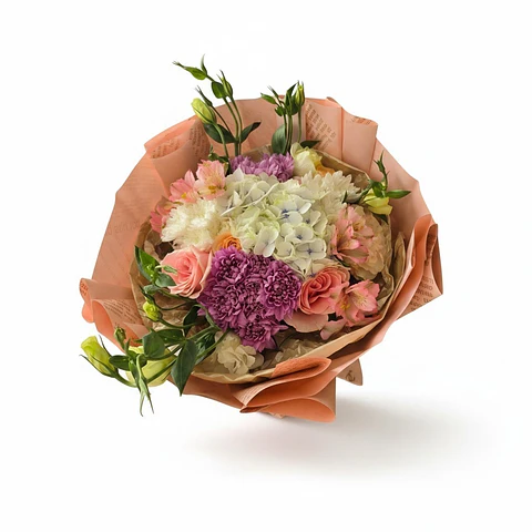Ramo Circular con Hortensia