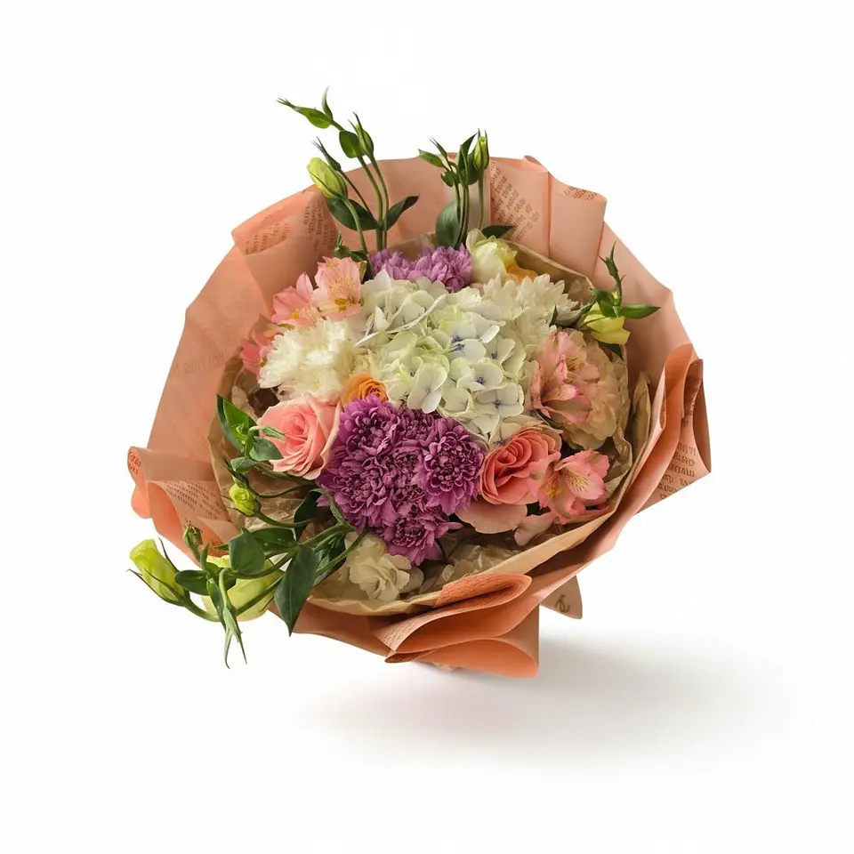 Ramo Circular con Hortensia 2