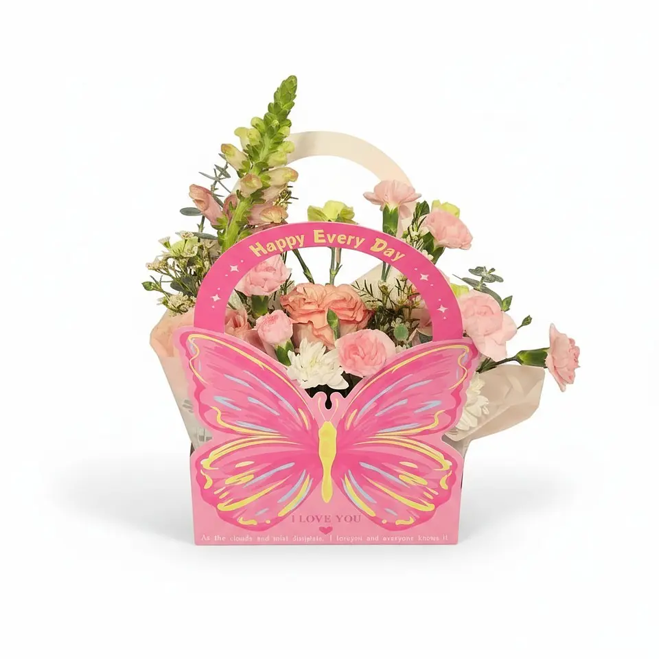 🦋 Cartera Mariposa Color Rosa 2