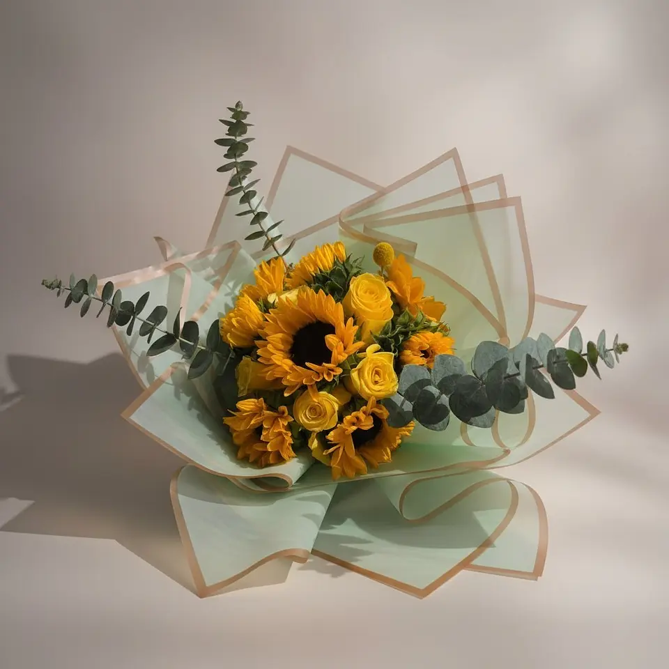 Ramo de Rosas & Girasoles 🌻 2