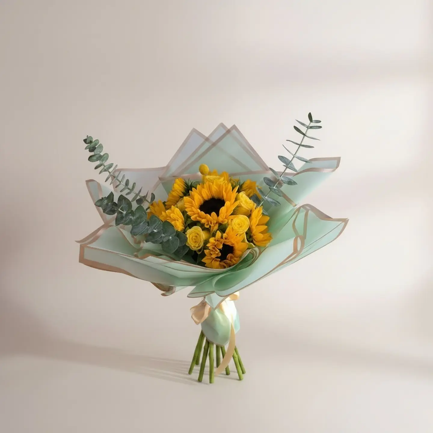 Ramo de Rosas & Girasoles 🌻 1