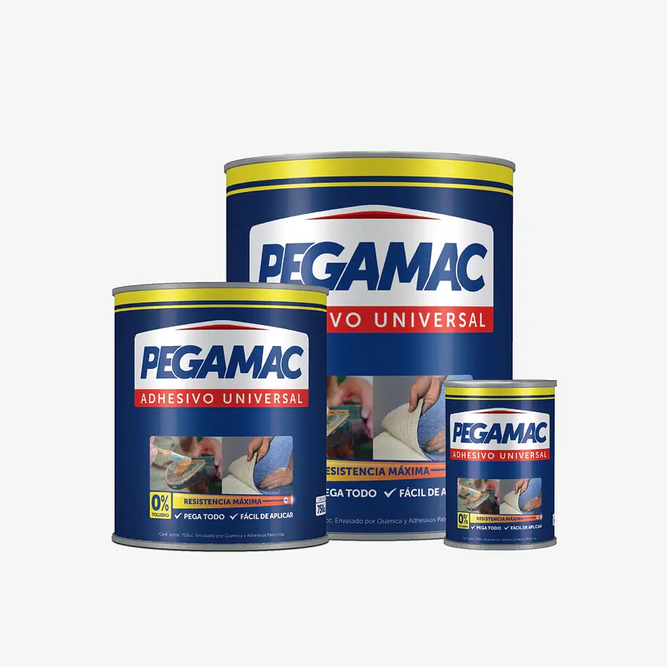 Adhesivo de Contacto Pegamac Ámbar 236 g Multipropósito 1