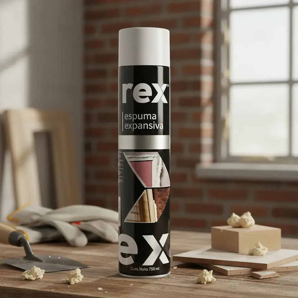 Espuma Expansiva Poliuretano 750 Ml. Rex 3