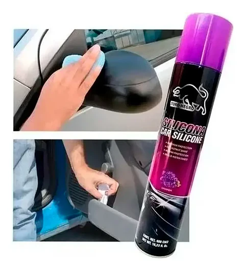 Silicona Limpiador Auto 480cc Limpieza Brillo
