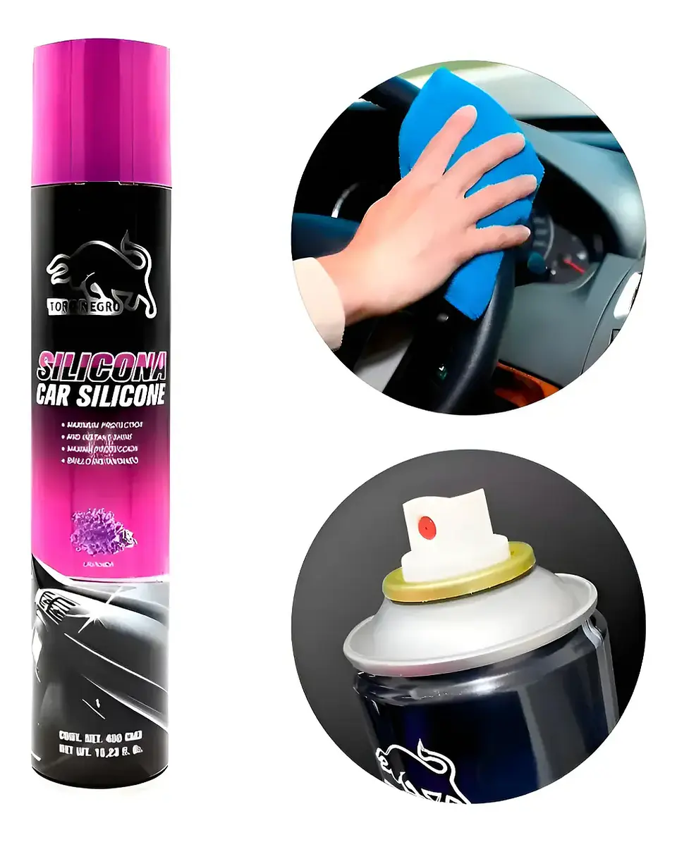 Silicona Limpiador Auto 480cc Limpieza Brillo 1