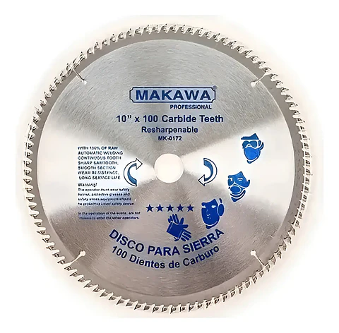Disco De Sierra Circular 10 Pulgadas 100 Dientes