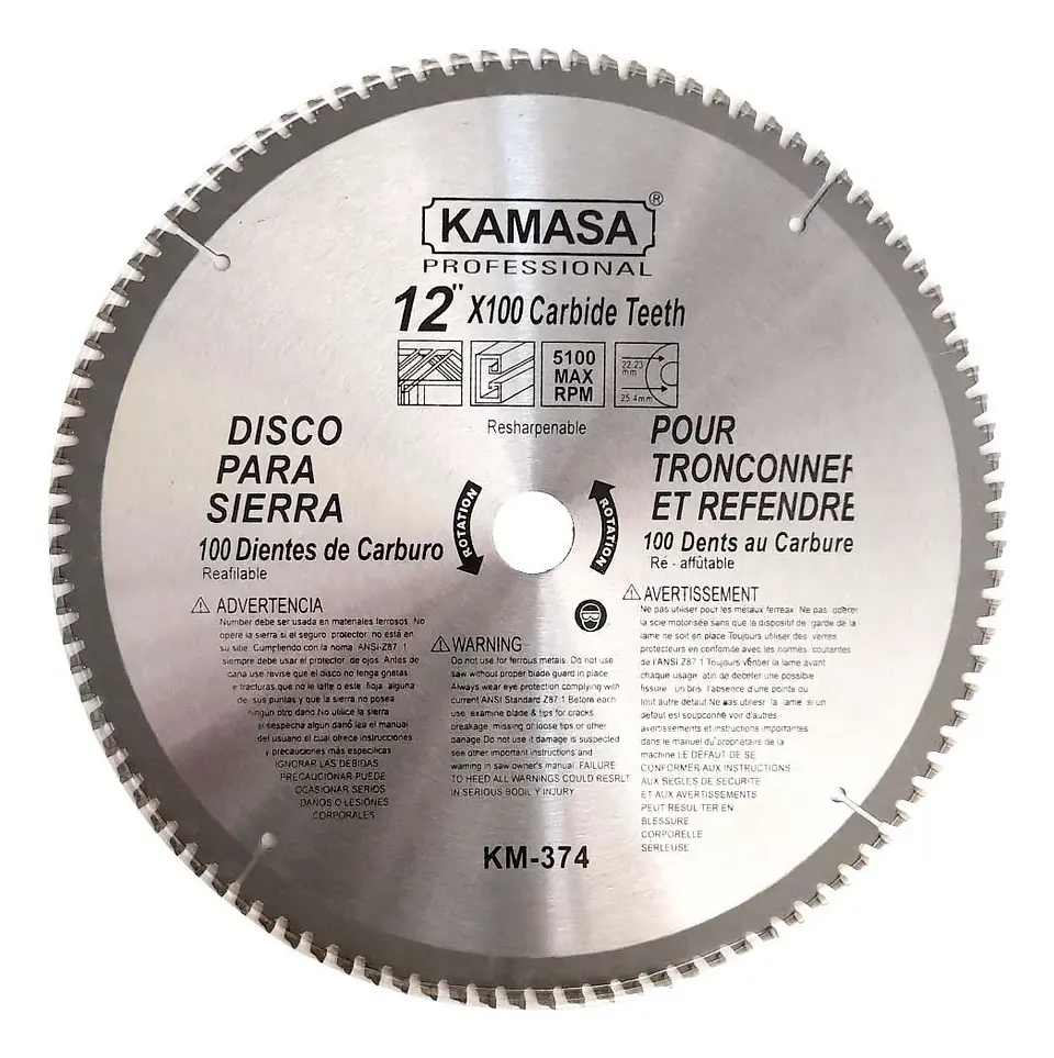 Disco de Sierra Circular 12 Pulgadas 100 Dientes 1