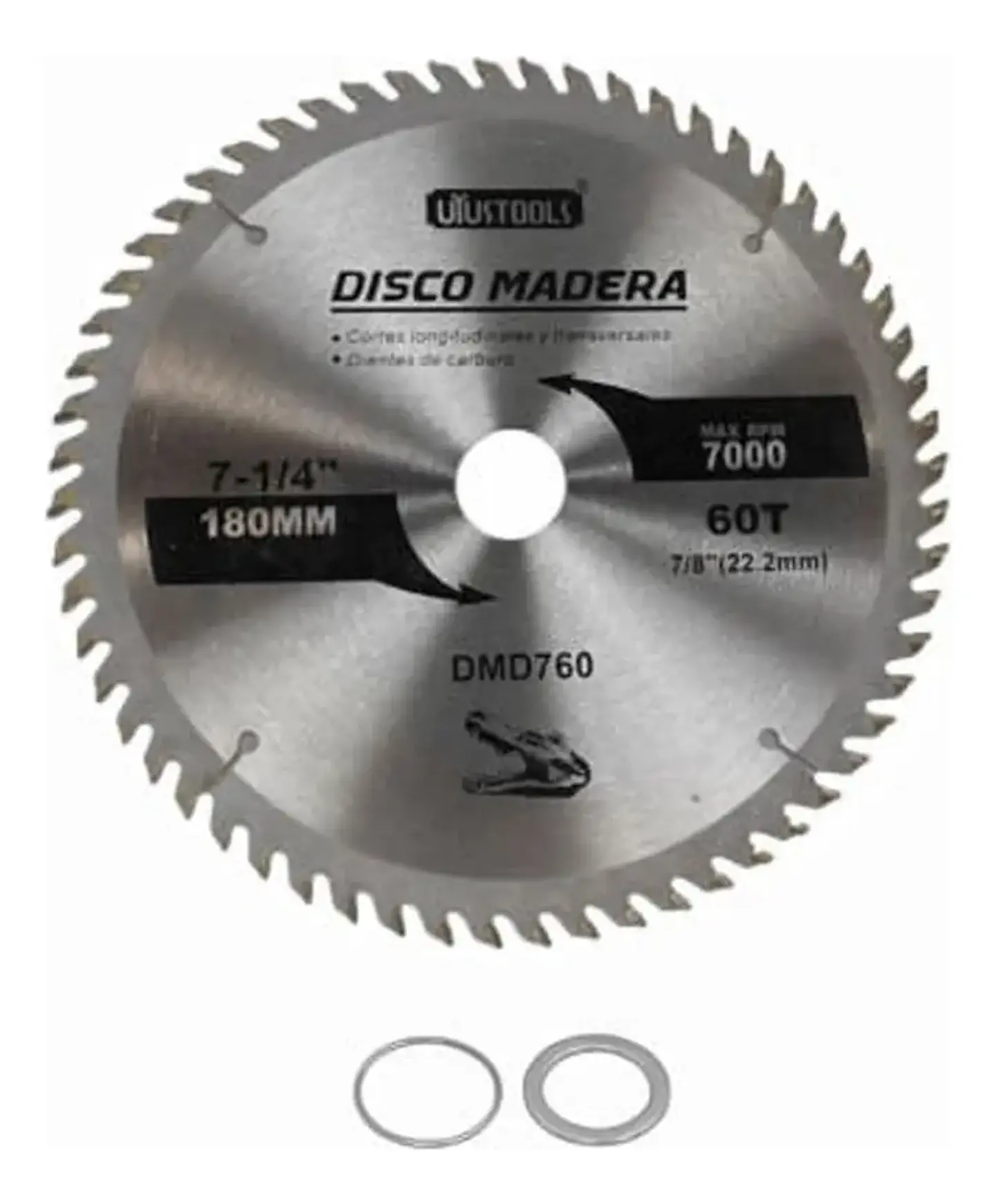 Disco de Sierra Circular 7 Pulgadas 60 Dientes 1