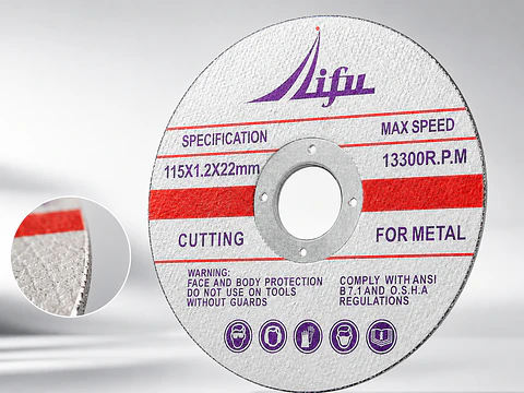 Disco de Corte para Metal 4 1/2" 115 x 1,2 x 22 mm 