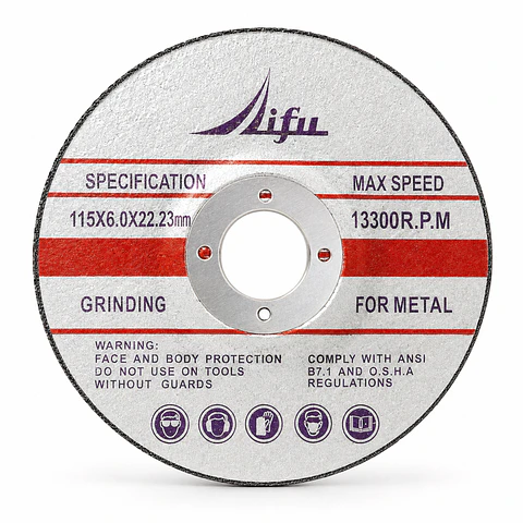 Disco de Desbaste para Metal 4 1/2" 115 x 6,0 x 22,23 mm