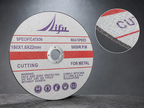 Disco de Corte para Metal 7" 180 x 1,6 x 22 mm