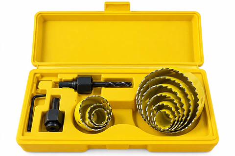 Set de Sierras Copa con Mandriles y Estuche