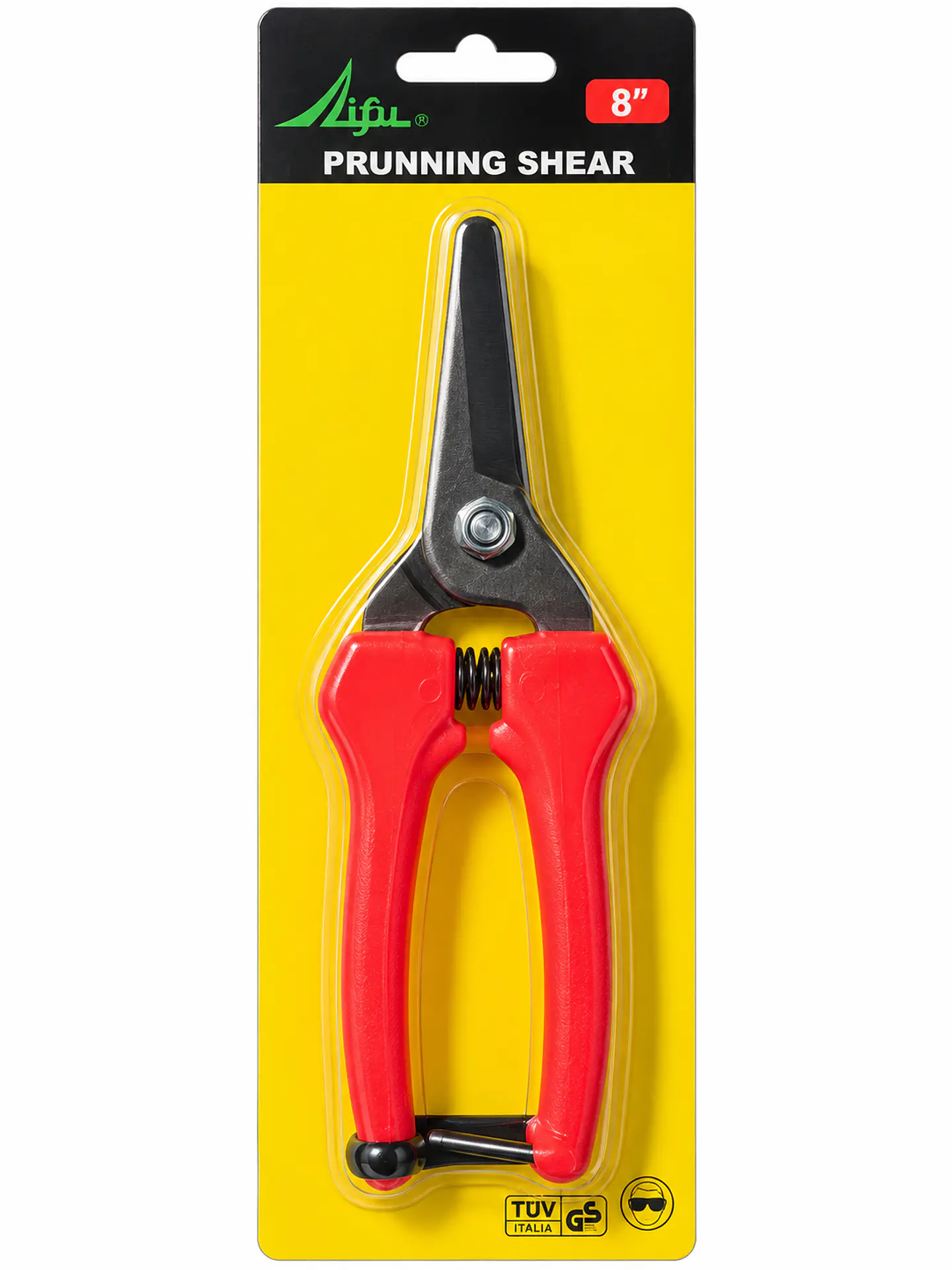 Tijera de Podar Lifu 8 Pulgadas Mango Rojo 1