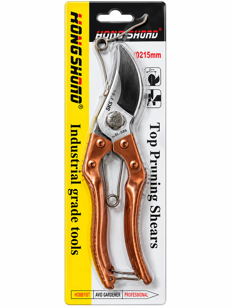 Tijera de Podar Profesional Tipo Yunque Hongshund SL-586 1