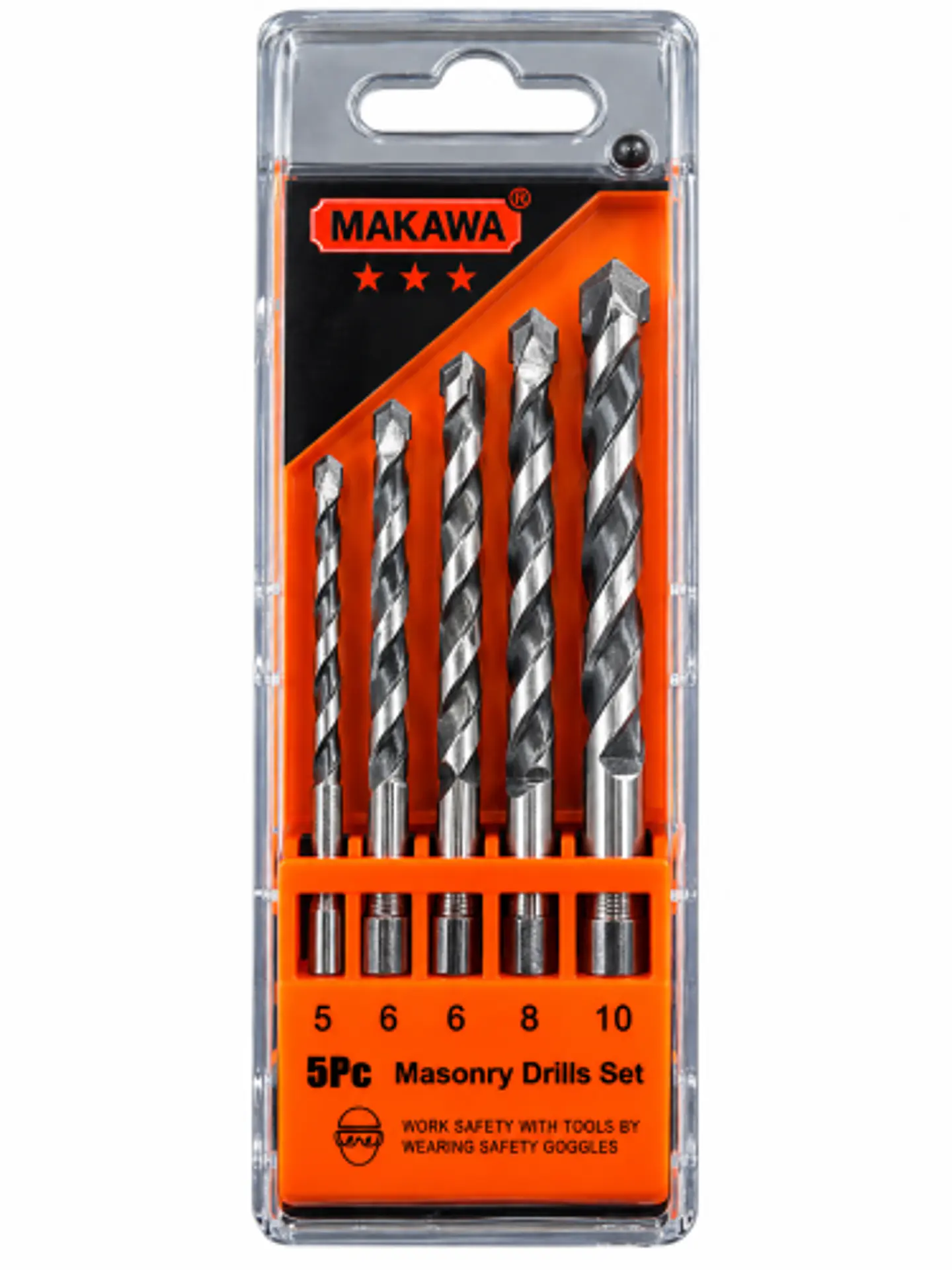 Juego de Brocas para Mampostería Makawa 5 Piezas 5-10 mm 1