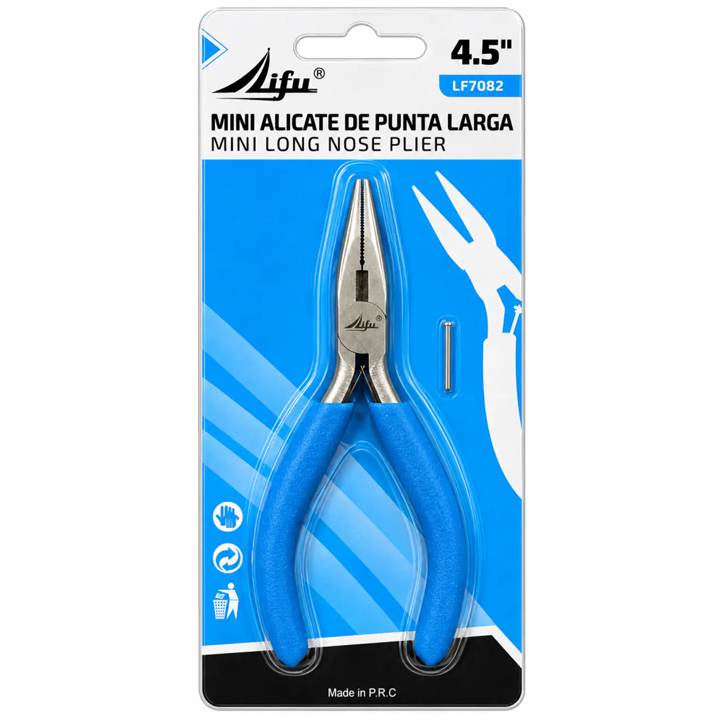 Mini Alicate de Punta Larga Lifu LF7082 4.5 Pulgadas 1