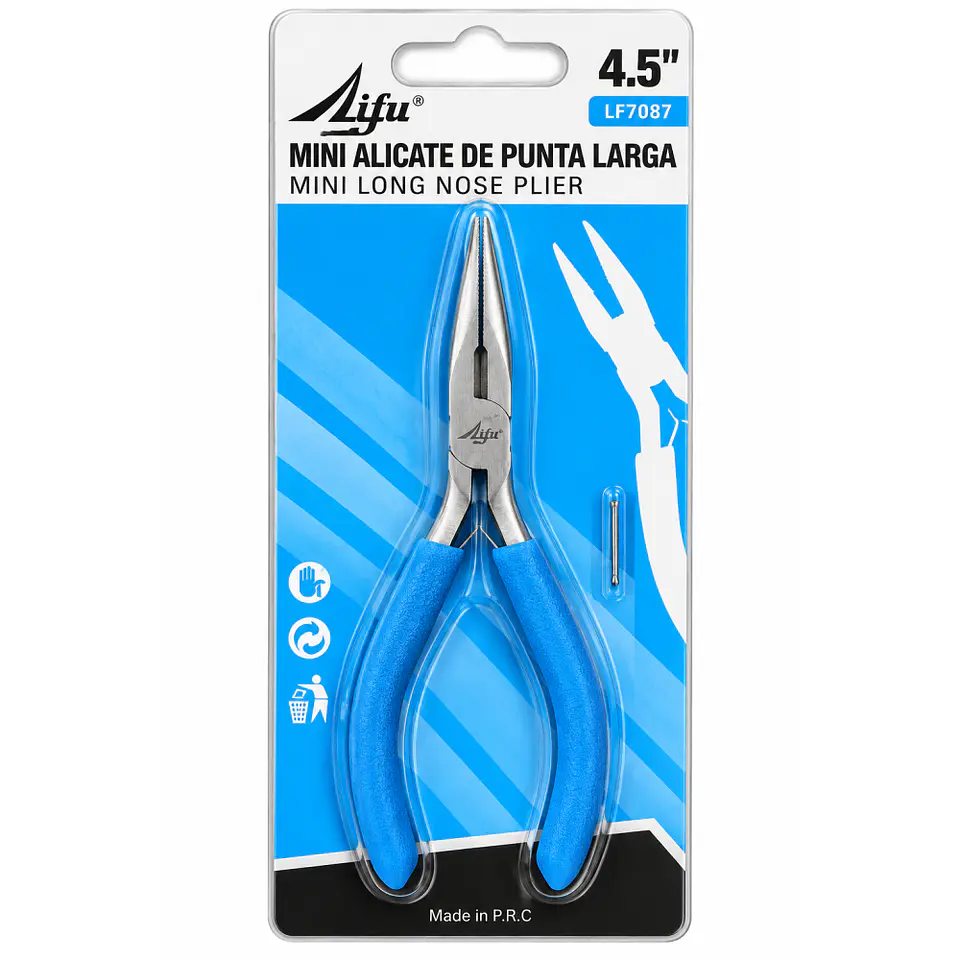 Mini Alicate de Punta Larga Lifu LF7087 4.5 Pulgadas 1
