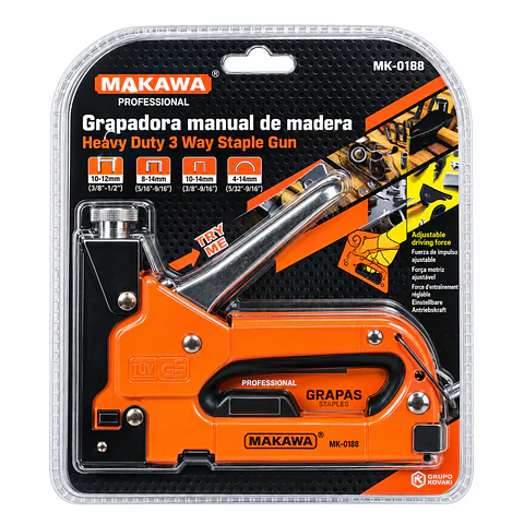 Grapadora Manual para Madera Makawa MK-0188 Ajustable
