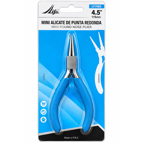 Mini Alicate de Punta Redonda Lifu LF7085 4.5 Pulgadas 115 mm