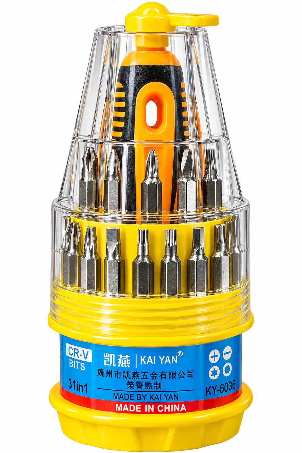 Juego de Destornillador y Puntas Kai Yan KY-6036 31 en 1 1