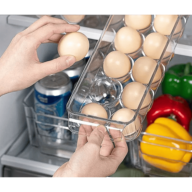 Caja Huevos Transparente 