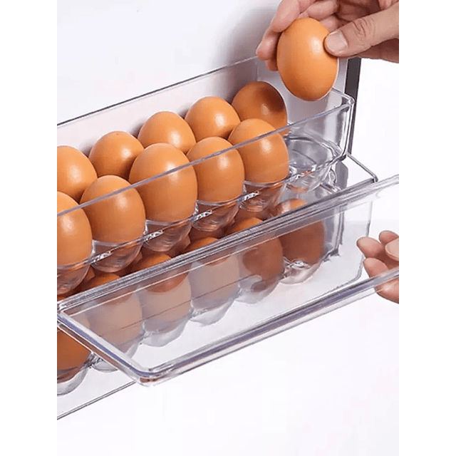 Caja Huevos Transparente 
